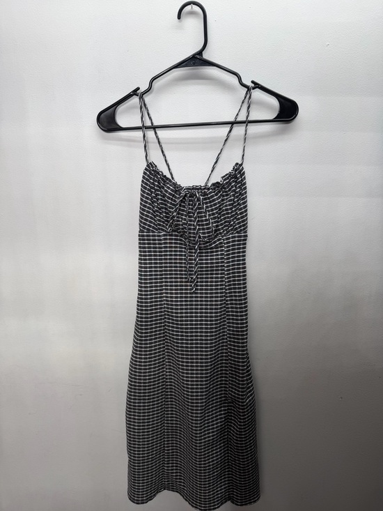 Forever 21 Dresses & Skirts - Forever 21 Black & White Gingham Spaghetti Strap Dress